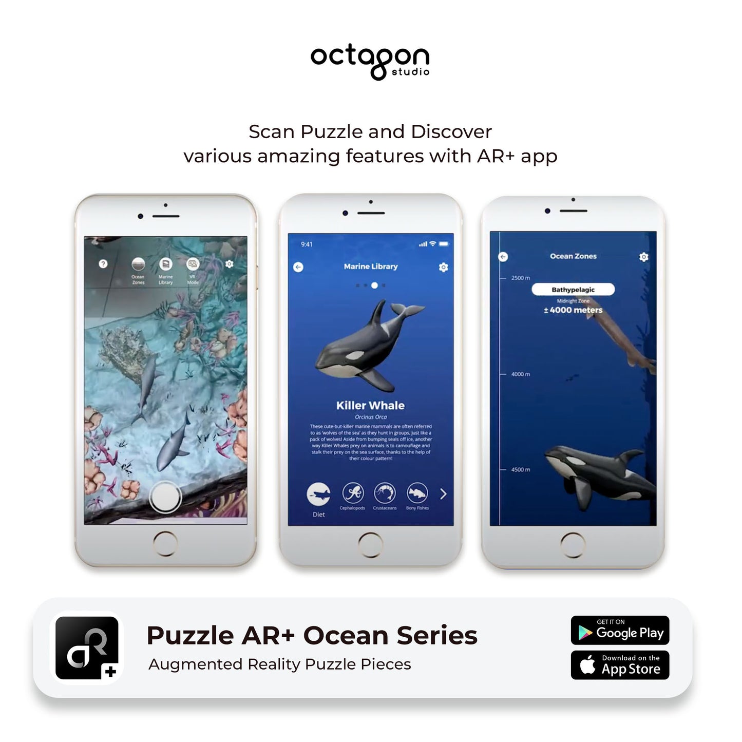 Ocean AR+ Augmented Reality Jigsaw