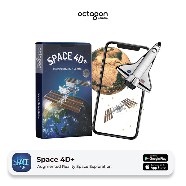 Space 4D+ augmented reality cards