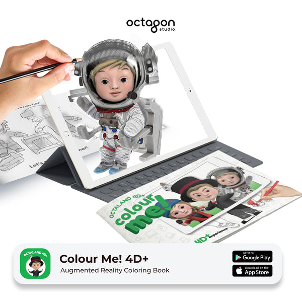 Octaland ColourMe augmented reality colouring book