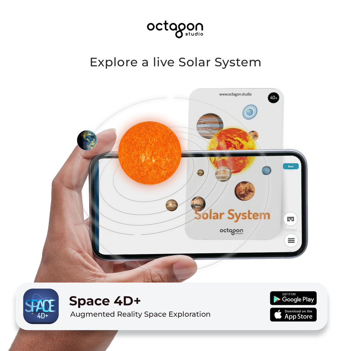Space 4D+ Augmented Reality Cards – Octagon Studio