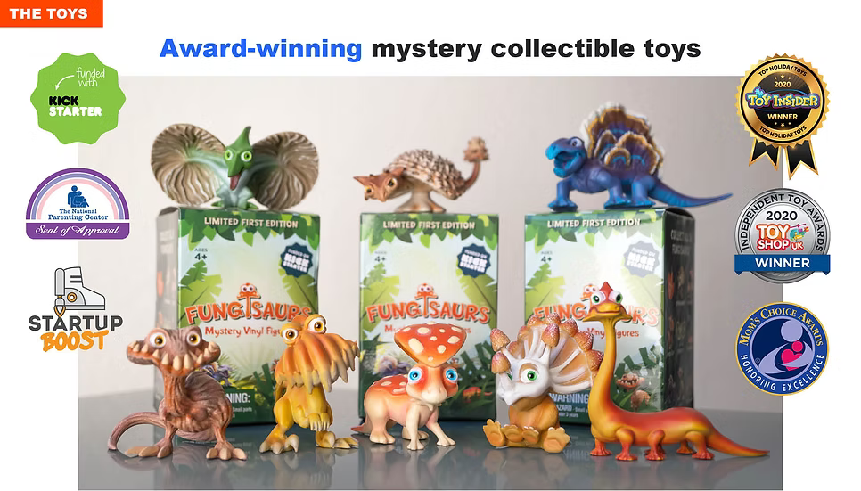 Fungisaurs AR Pet – Hatch, Scan and Raise Your Own Dinosaur-Mushroom Creature